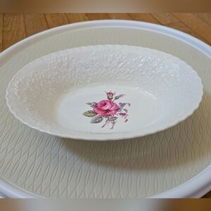 Spode BRIDAL ROSE Oval Serving Bowl Bone China Made In England